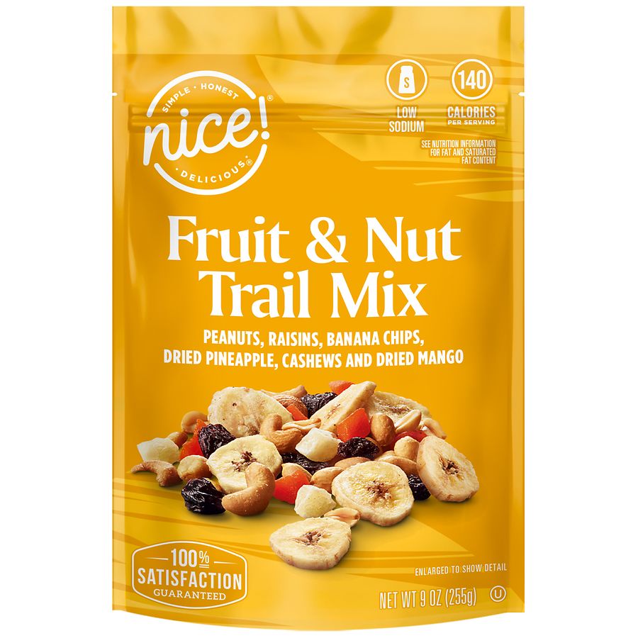 Nice! Fruit & Nut Trail Mix Walgreens