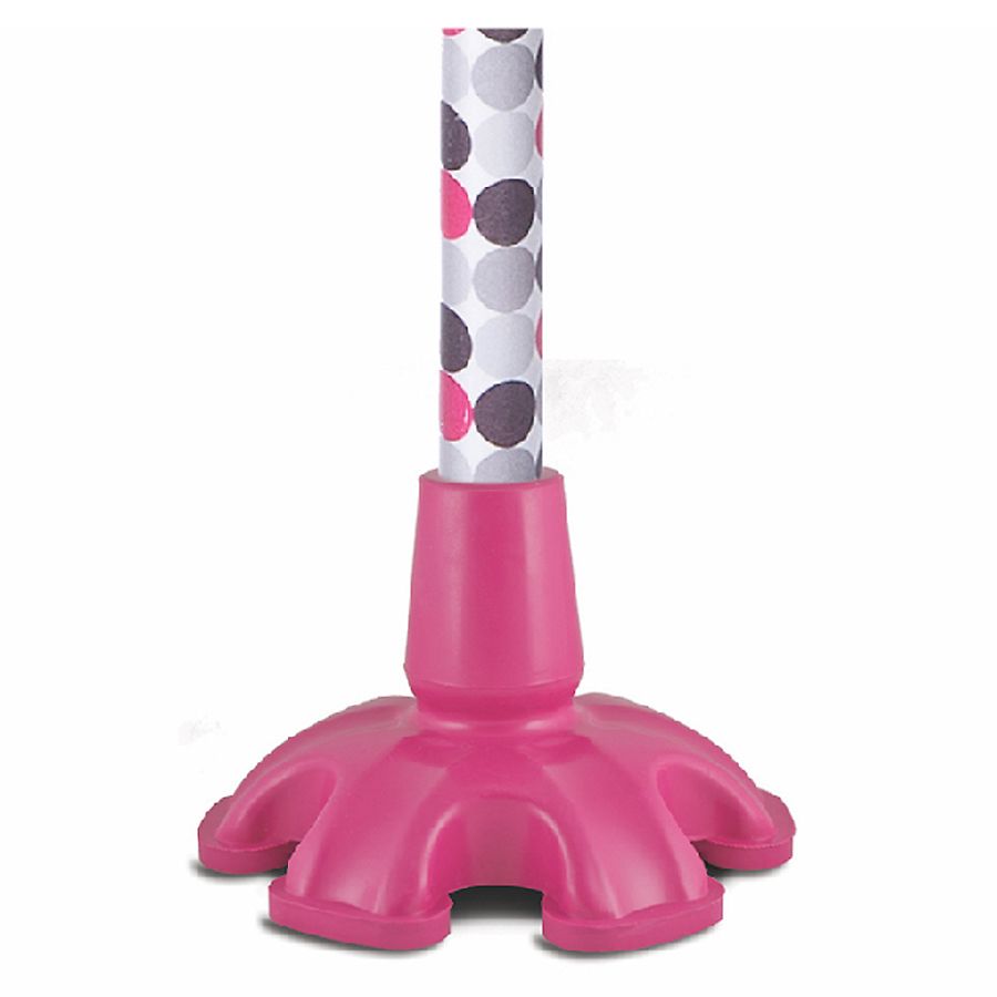 Essential Medical Super Big Foot Standing Cane Tip,Pink Walgreens