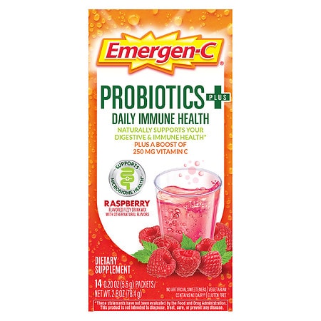 UPC 076314510542 product image for Emergen-C Probiotics+ Daily Immune Health Dietary Supplement Drink Mix + A Boost | upcitemdb.com