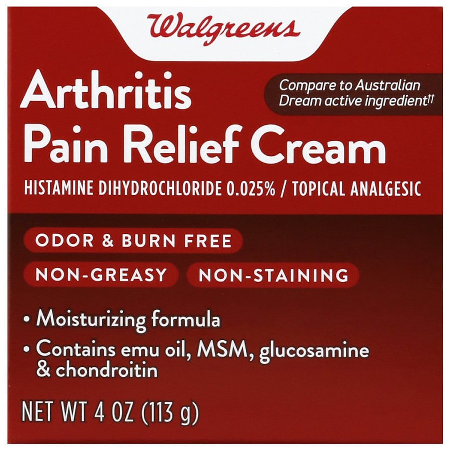 Walgreens Arthritis Pain Relief Cream