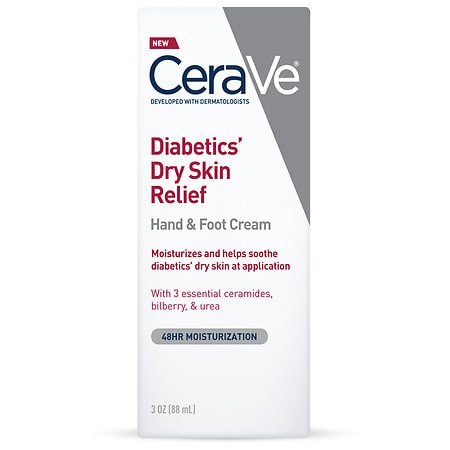 CeraVe Diabetics' Dry Skin Relief Hand and Foot Cream - 3.0 oz
