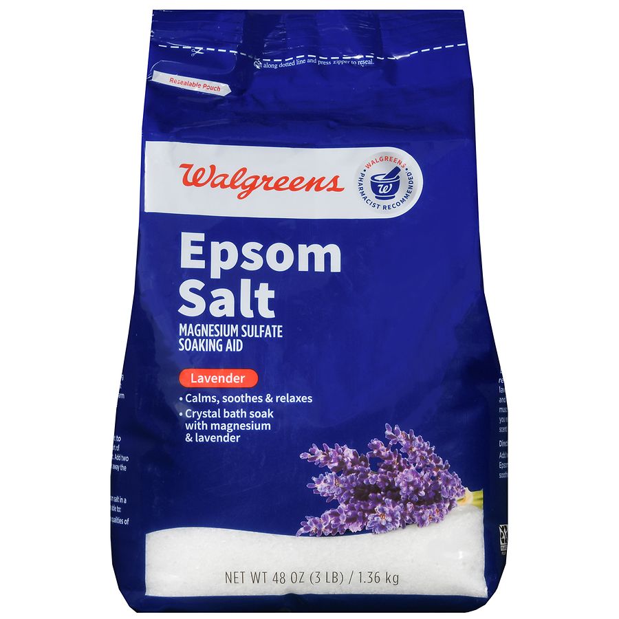 Walgreens Lavender Epsom Salt Lavender