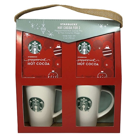 UPC 702014699941 product image for Starbucks Cocoa For Two Tote Box Peppermint - 1.0 ea | upcitemdb.com