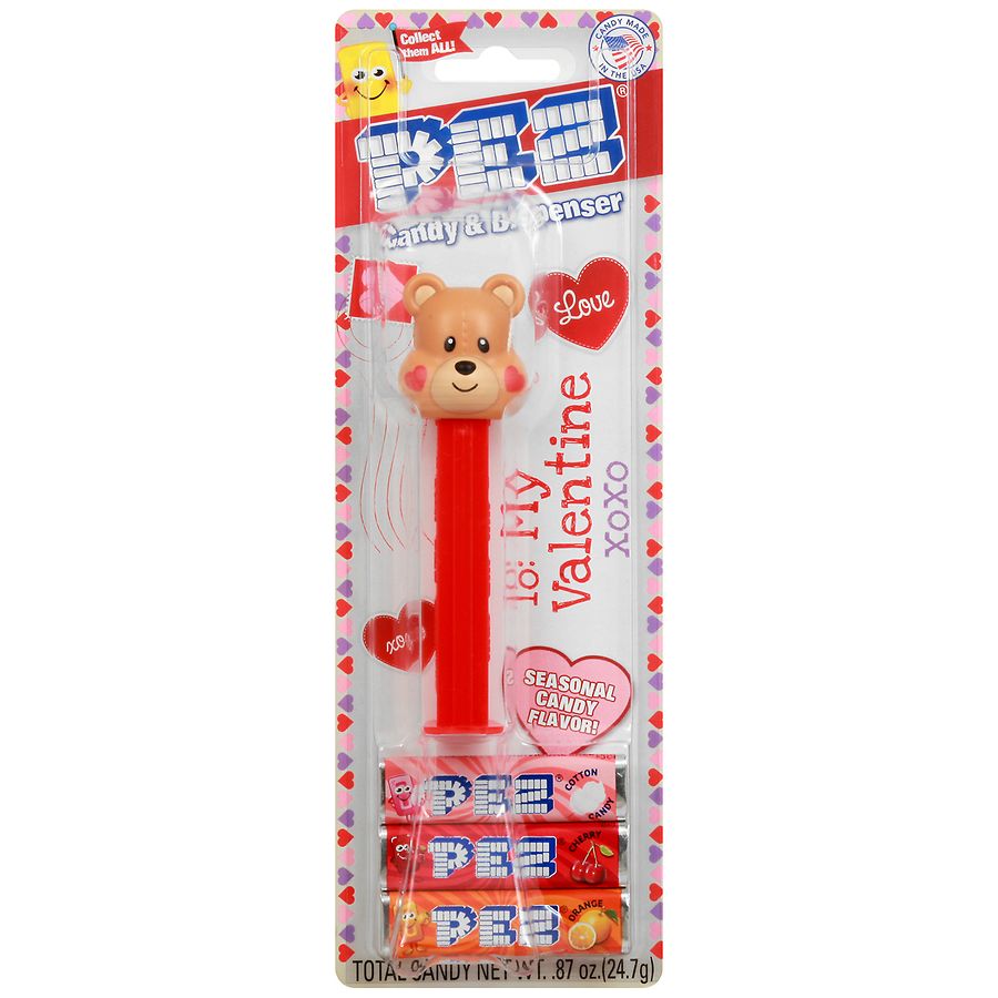 PEZ Valentine Dispenser and Candy