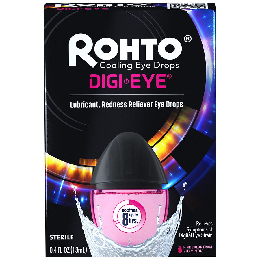 Rohto Eye Drops Digi Eye Redness Reliever Lubricant Walgreens