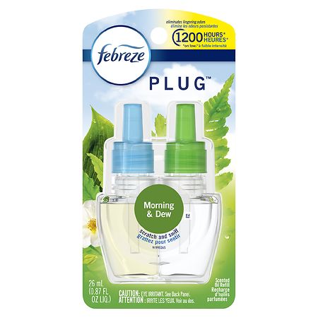 UPC 037000749028 product image for Febreze Plug Air Freshener, Morning & Dew, Oil Refill Morning & Dew - 0.87 fl oz | upcitemdb.com