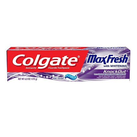 UPC 035000767240 product image for Colgate MaxFresh Knockout Toothpaste with Breath Strips - 6.0 oz | upcitemdb.com