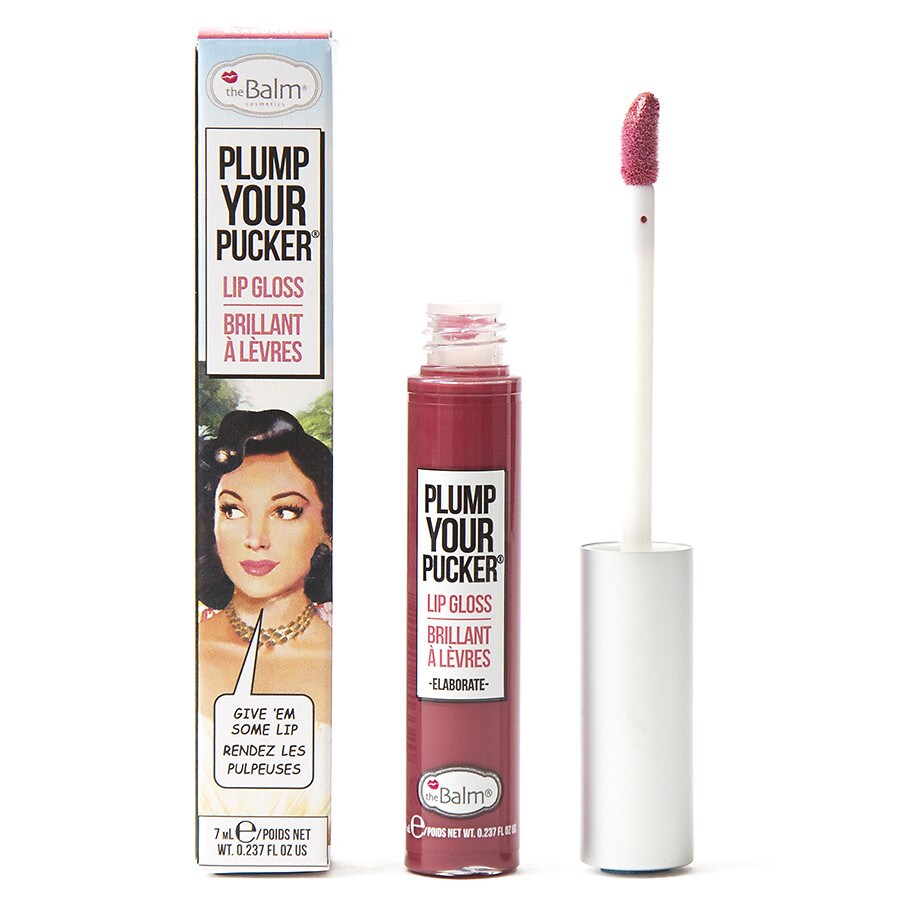 theBalm Plump Your Pucker Lip Gloss, Elaborate Walgreens