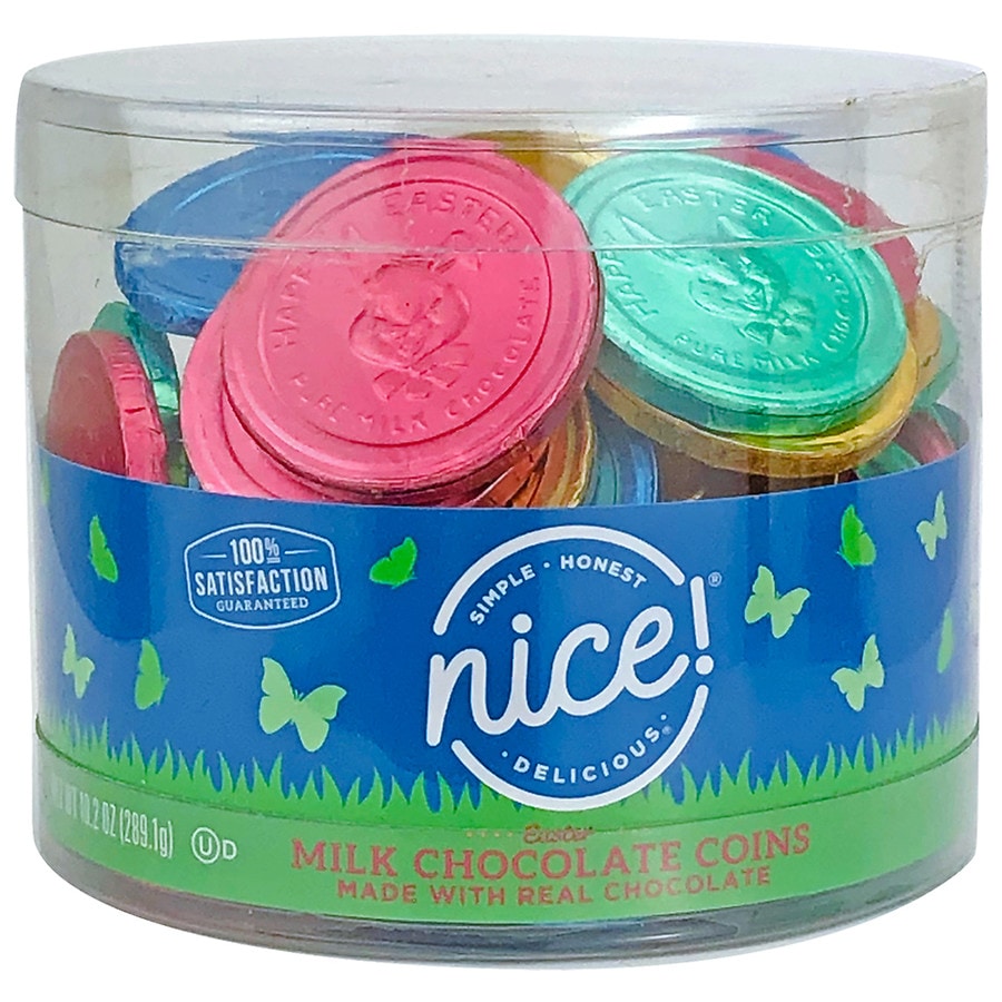 Nice! Easter Milk Chocolate Easter Coins