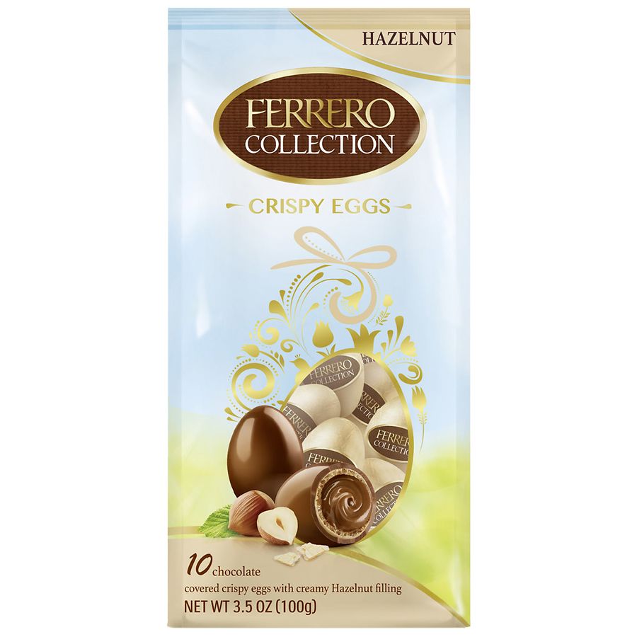 Ferrero Rocher Crispy Bite Size Eggs Smothered In Milk Chocolate With Luscious Cream Chocolate And Hazelnut Cream Walgreens