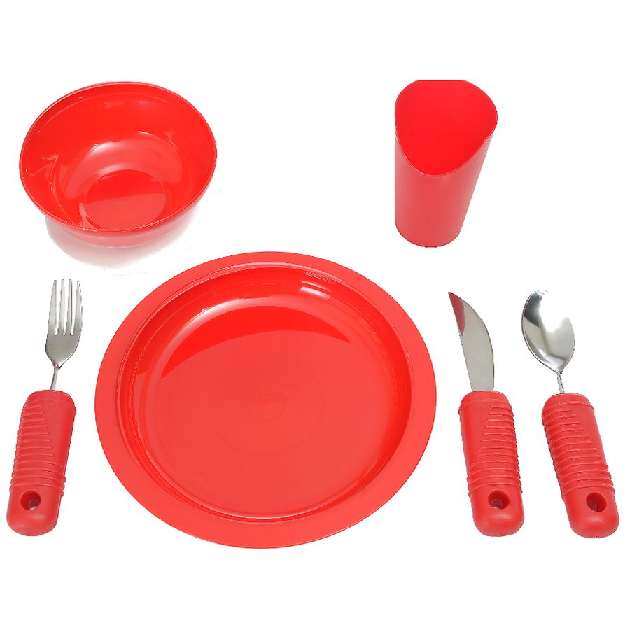 Power of Red Complete Dinner Set