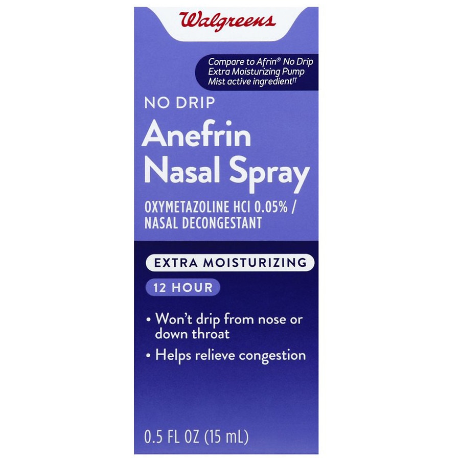  Walgreens Extra Moisturizing No Drip 12 Hour Nasal Spray 