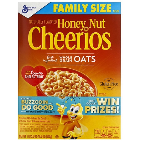 UPC 016000123151 product image for Cheerios Honey Nut Cereal - 19.5 OZ | upcitemdb.com