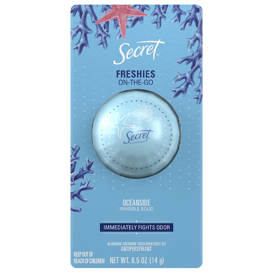  Secret Freshies Invisible Solid Antiperspirant and Deodorant Oceanside 