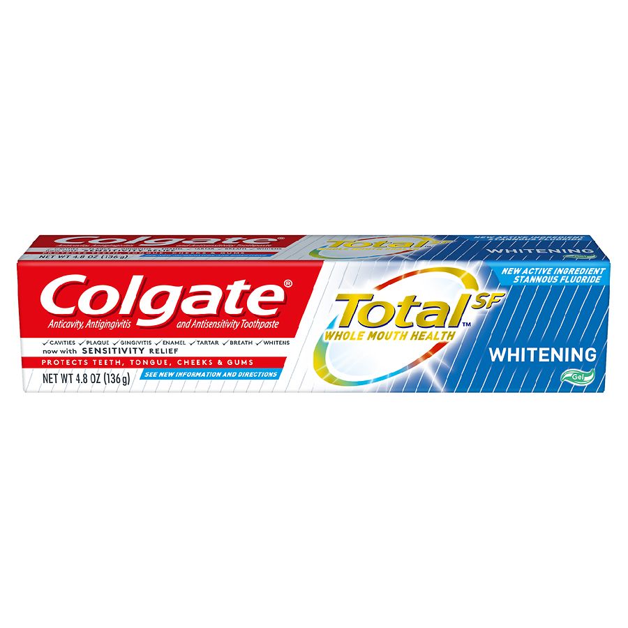 Colgate Total SF Whitening Gel Toothpaste | Walgreens