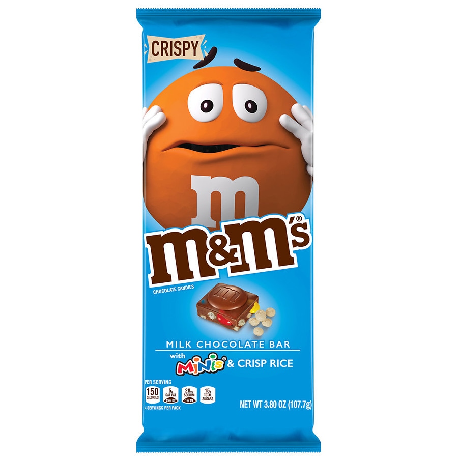 M M S Minis Milk Chocolate Candy Bar Crispy Walgreens