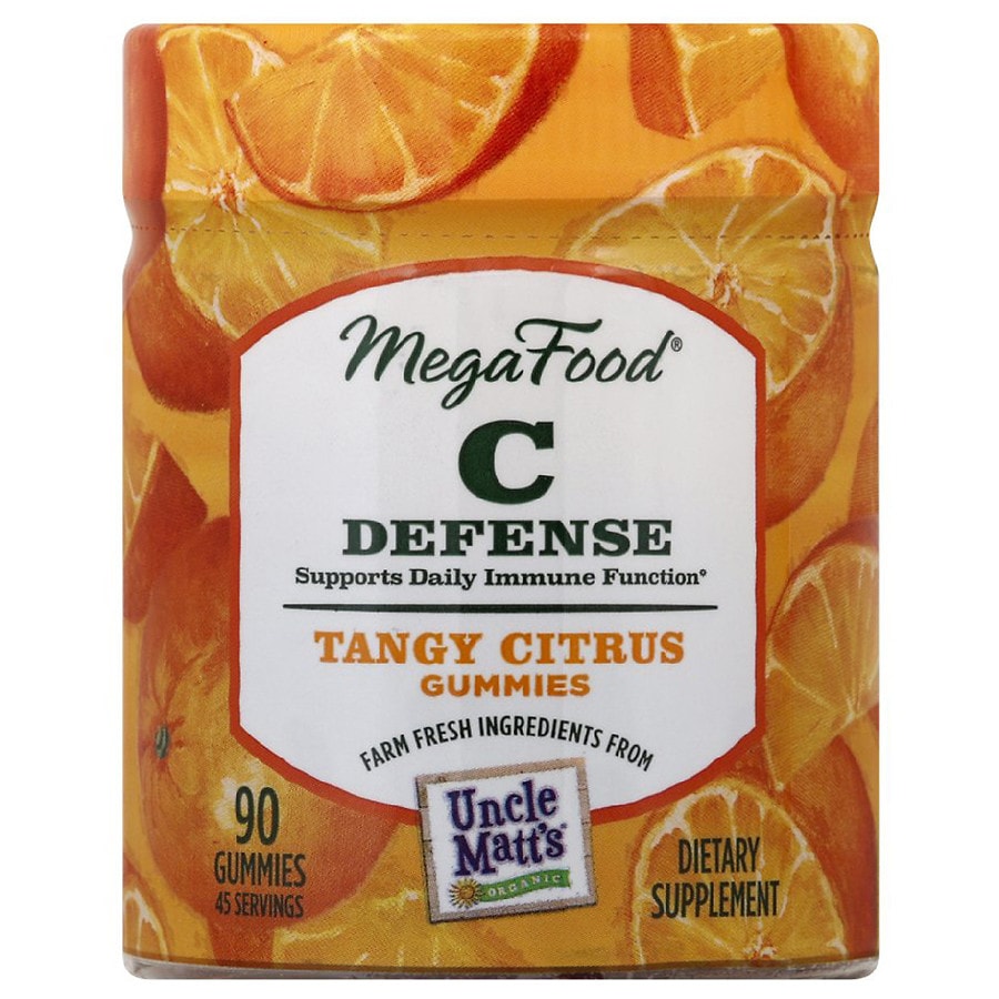  MegaFood C Defense Tangy Citrus Gummies Tangy Citrus 