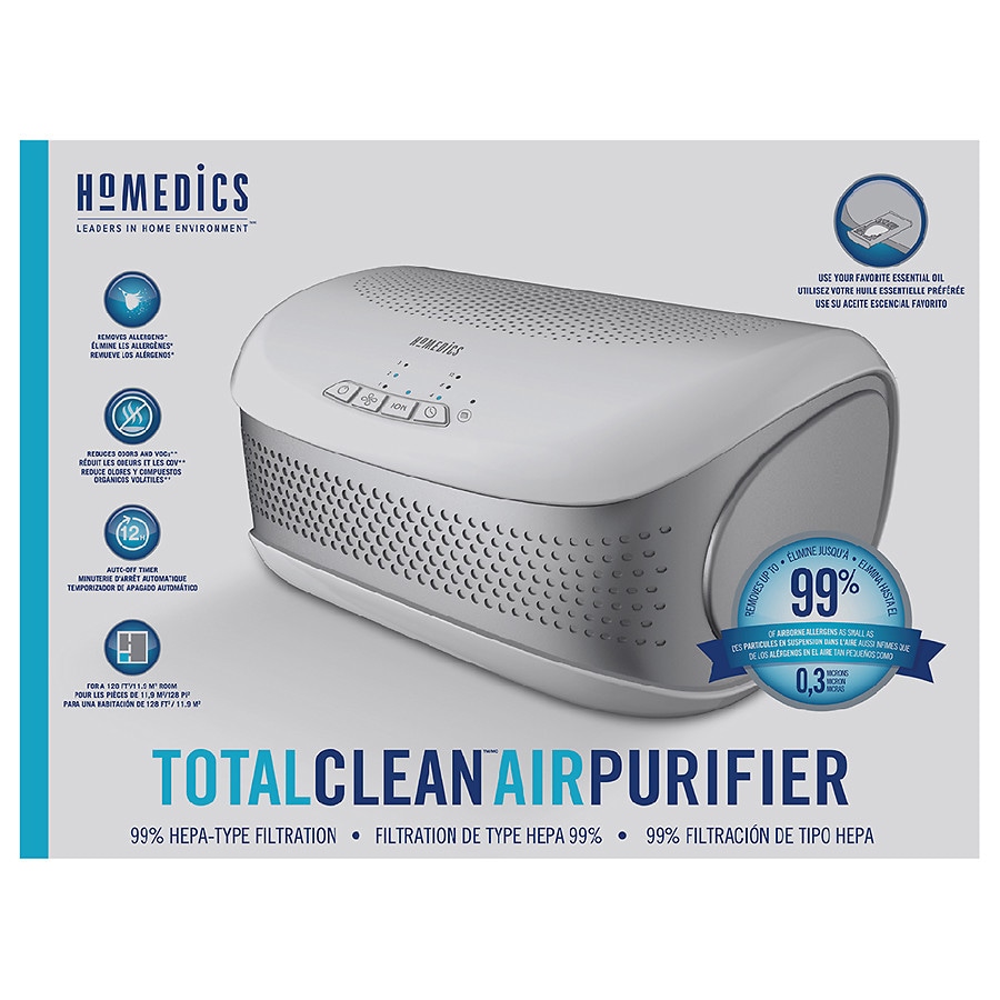 HoMedics Total Clean Air Purifier White