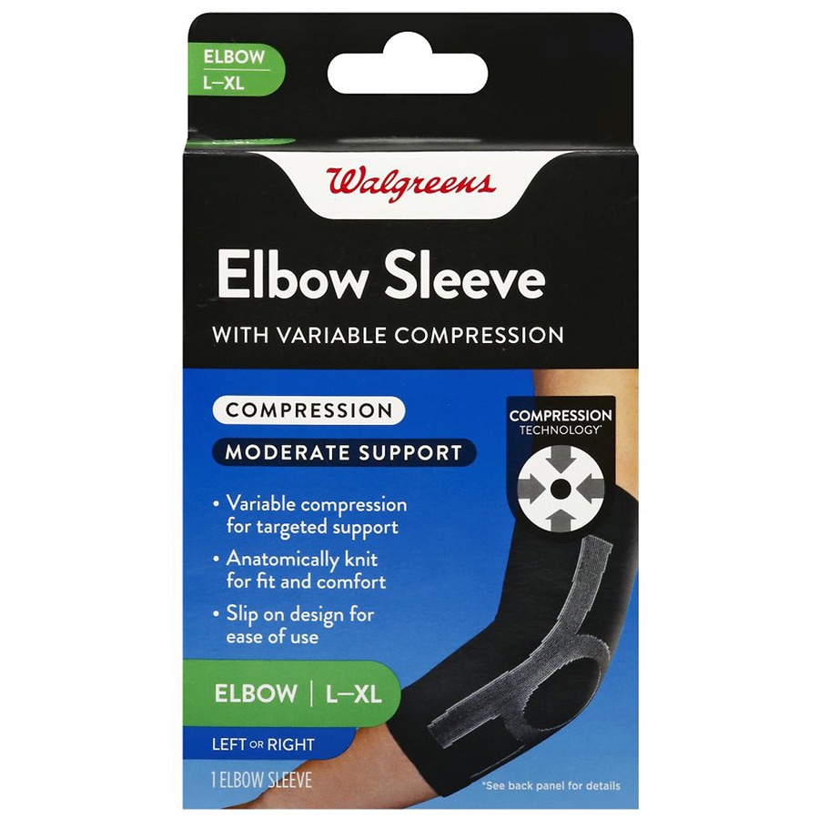 Walgreens Elbow Sleeve with Variable. neck brace walgreens. 