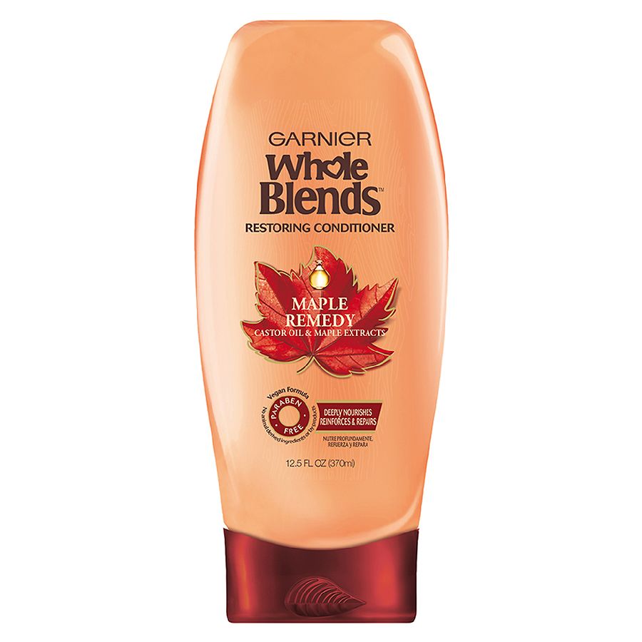 Garnier Whole Blends Restoring Conditioner For Dry, Damaged Hair Maple Remedy