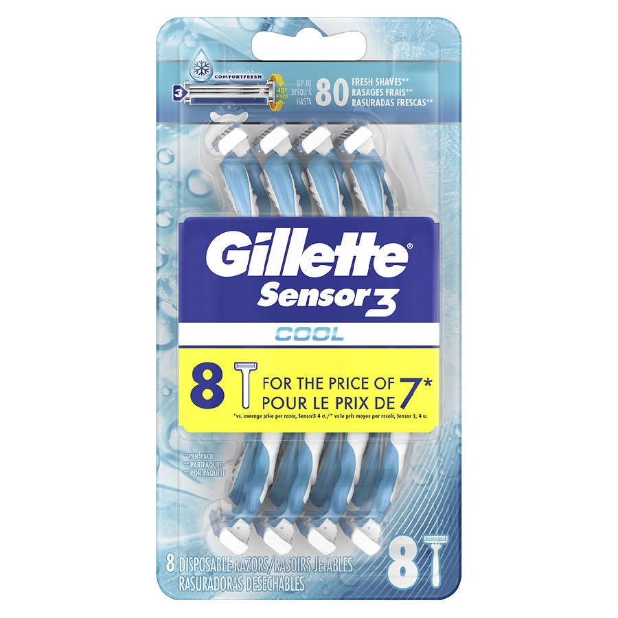 Gillette Sensor3 Cool Disposable Razors