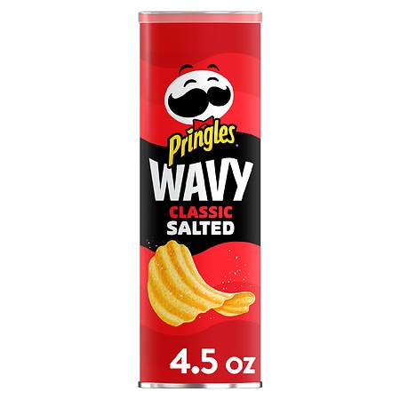 Pringles Wavy Potato Crisps - 4.6 oz Pringles Wavy Potato Crisps - 4.6 oz