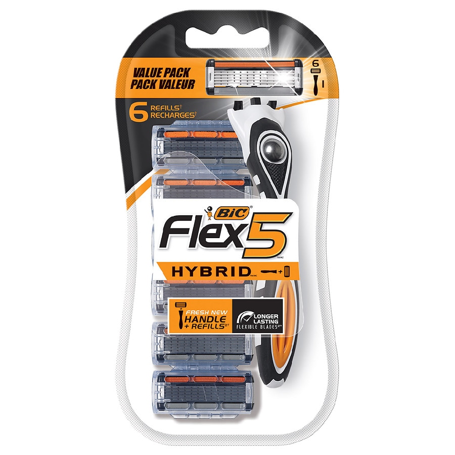  BIC Flex 5 Hybrid Men's Disposable Razor 