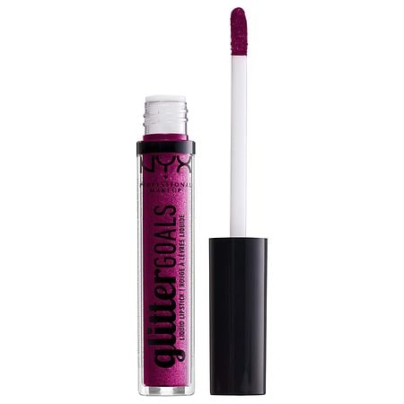 NYX Professional Makeup Glitter Goals Liquid Lipstick - 0.1 oz