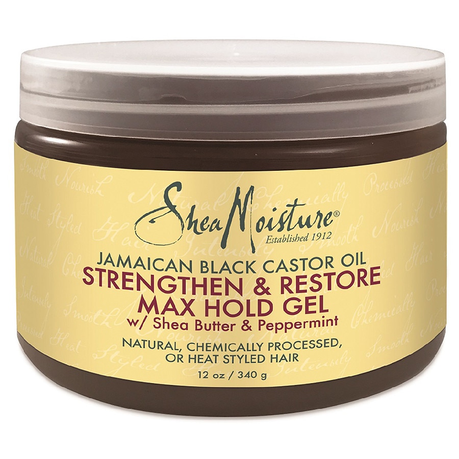  SheaMoisture Jamaican Black Castor Oil Strengthen & Restore Max Hold Gel 