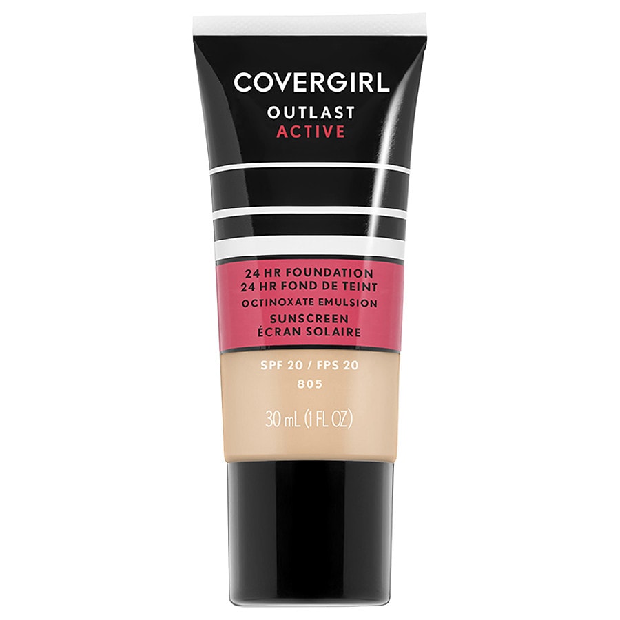  CoverGirl Outlast Active 24 HR Foundation SPF 20, Ivory 