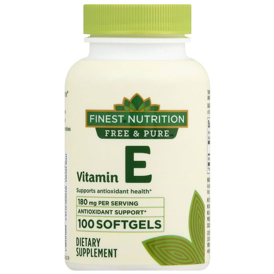  Finest Nutrition Free & Pure Vitamin E 400 IU Softgels 