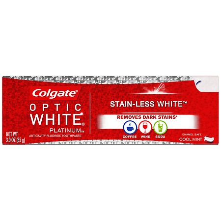 Colgate Optic White Platinum Stain-Less White Toothpaste - 3 oz.
