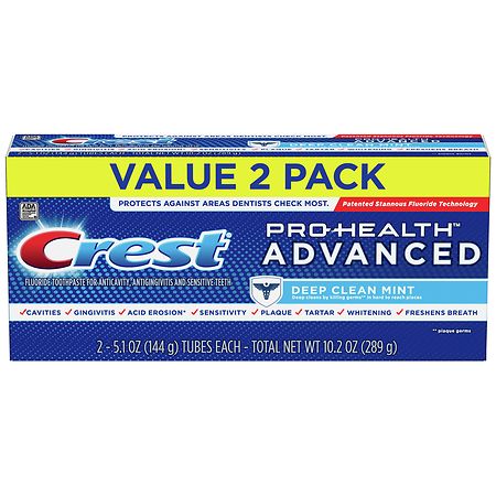 crest pro health deep clean toothpaste