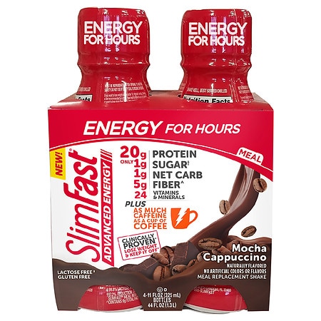 ADVANCED ENERGY MOCHA CAPPUCCINO MEAL REPLACEMENT SHAKE