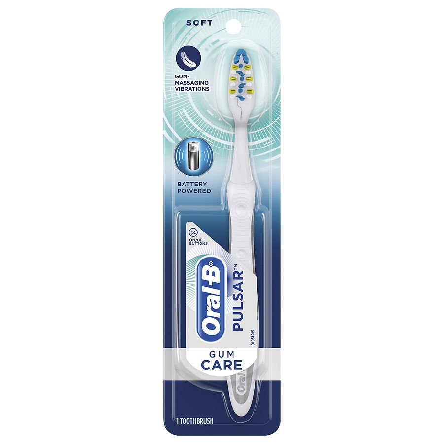 Oral-B Pulsar Gum Care Battery Powered Soft Bristle Toothbrush | Walgreens