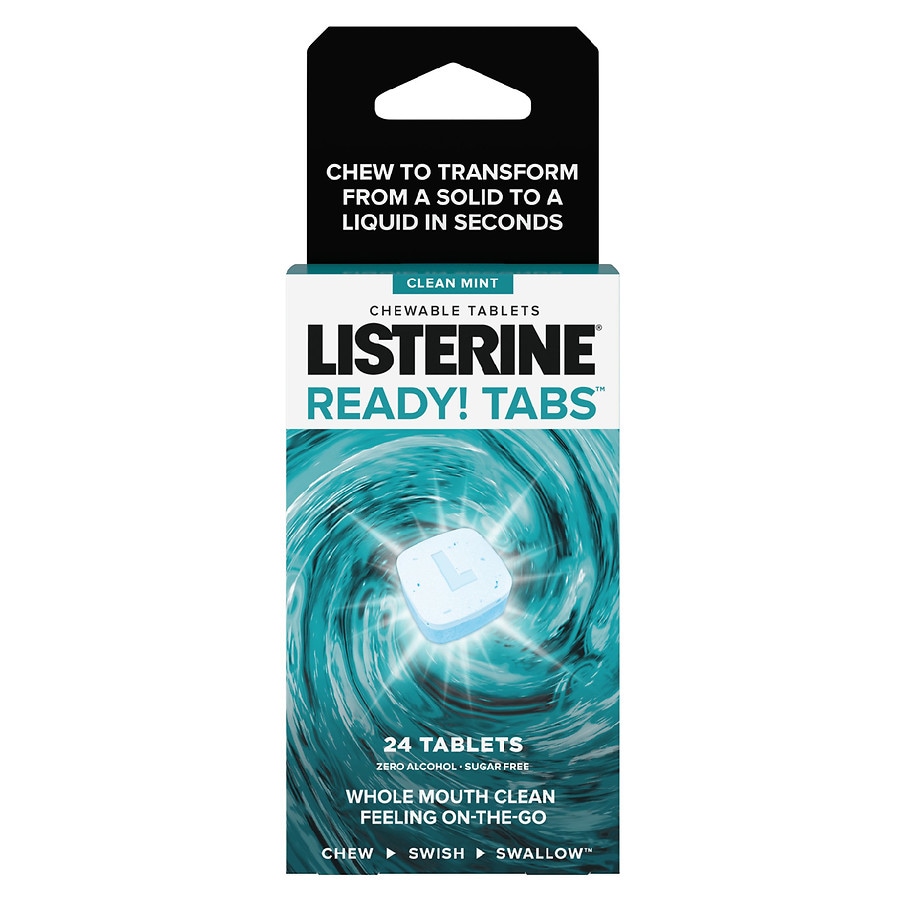 Listerine Ready! Tabs Chewable Tablets Mint