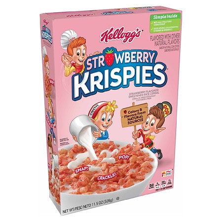 UPC 038000192203 product image for Rice Krispies Cereal Strawberry - 11.5 oz | upcitemdb.com