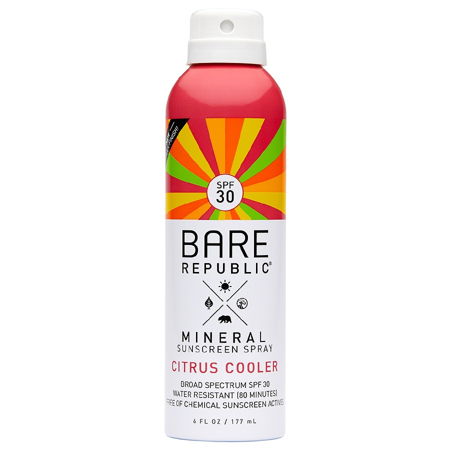  Bare Republic Mineral Sunscreen Spray SPF 30 Citrus Cooler 