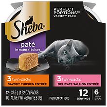 sheba cat food nutritional info