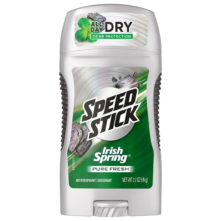 Speed Stick By Mennen Irish Spring Antiperspirant Deodorant Pure Fresh Walgreens