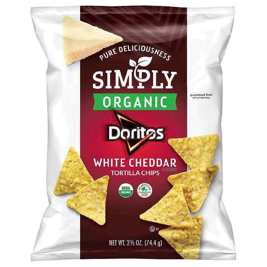 Doritos Simply Organic White Cheddar Tortilla Chips