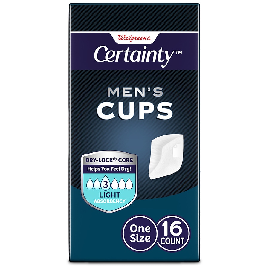  Walgreens Certainty Absorbent Male Cup 