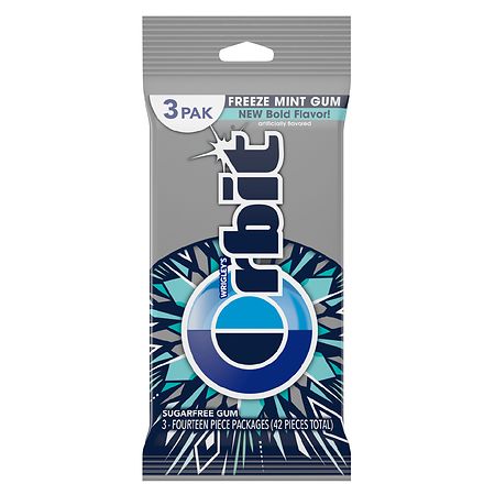 UPC 022000021861 product image for Orbit Freeze Mint Sugarfree Chewing Gum - 3.0 ea | upcitemdb.com