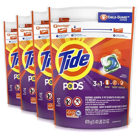 UPC 037000813071 - Tide PODS, Liquid Laundry Detergent Pacs, Spring ...