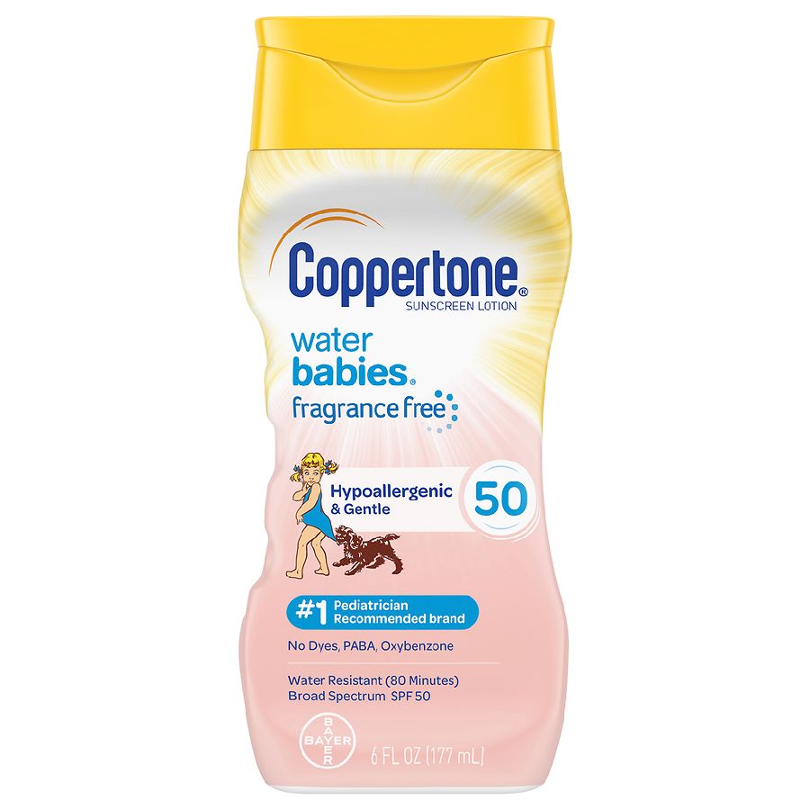 Coppertone Sunscreen Pure & Simple Free Lotion Broad Spectrum SPF 50