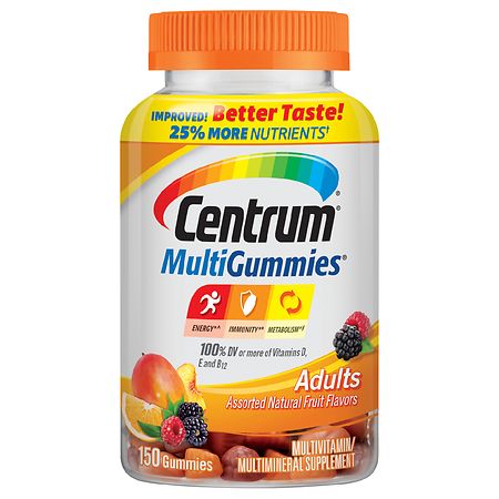 Centrum Adult MultiGummies Multivitamin & Multimineral Supplement - 150.0 ea Centrum Adult MultiGummies Multivitamin & Multimineral Supplement - 150.0 ea