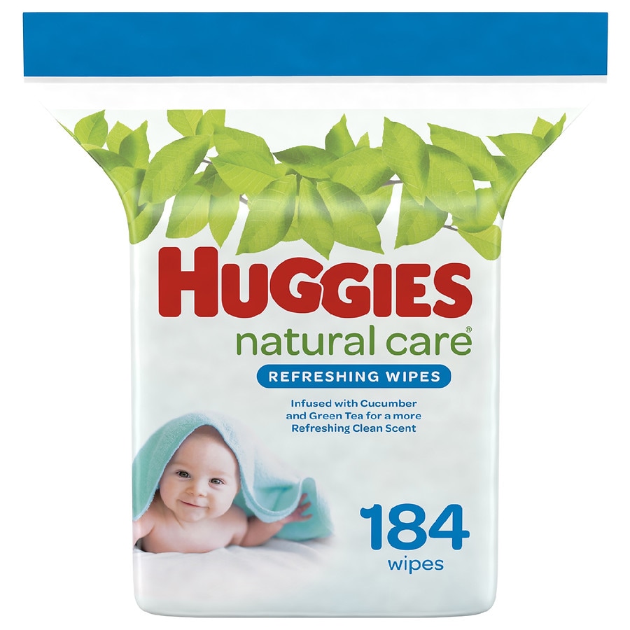  Huggies Refreshing Clean Refreshing Baby Wipes Refill Pack Cucumber & Green Tea 