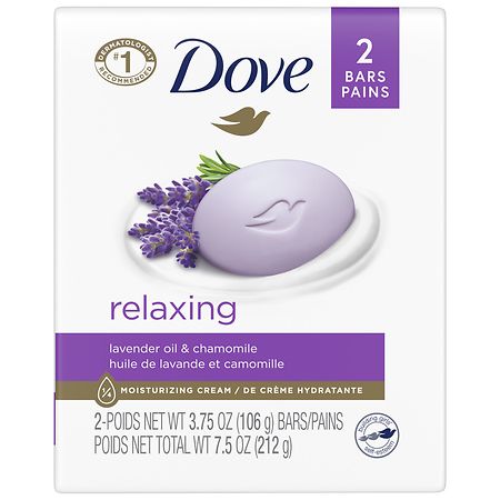 Dove Purely Pampering Relaxing Lavender Beauty Bar - 4.0 oz x 2 pack Dove Purely Pampering Relaxing Lavender Beauty Bar - 4.0 oz x 2 pack