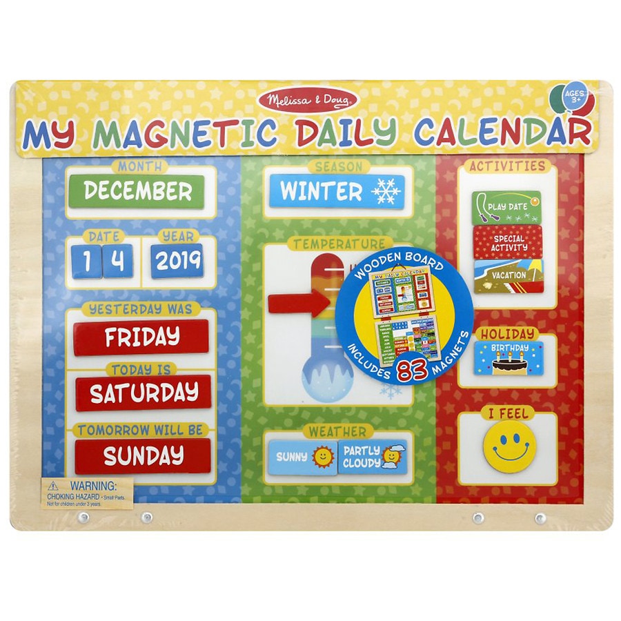 Seasonal & Religious Melissa & Doug My Magnetic Daily Calendar 