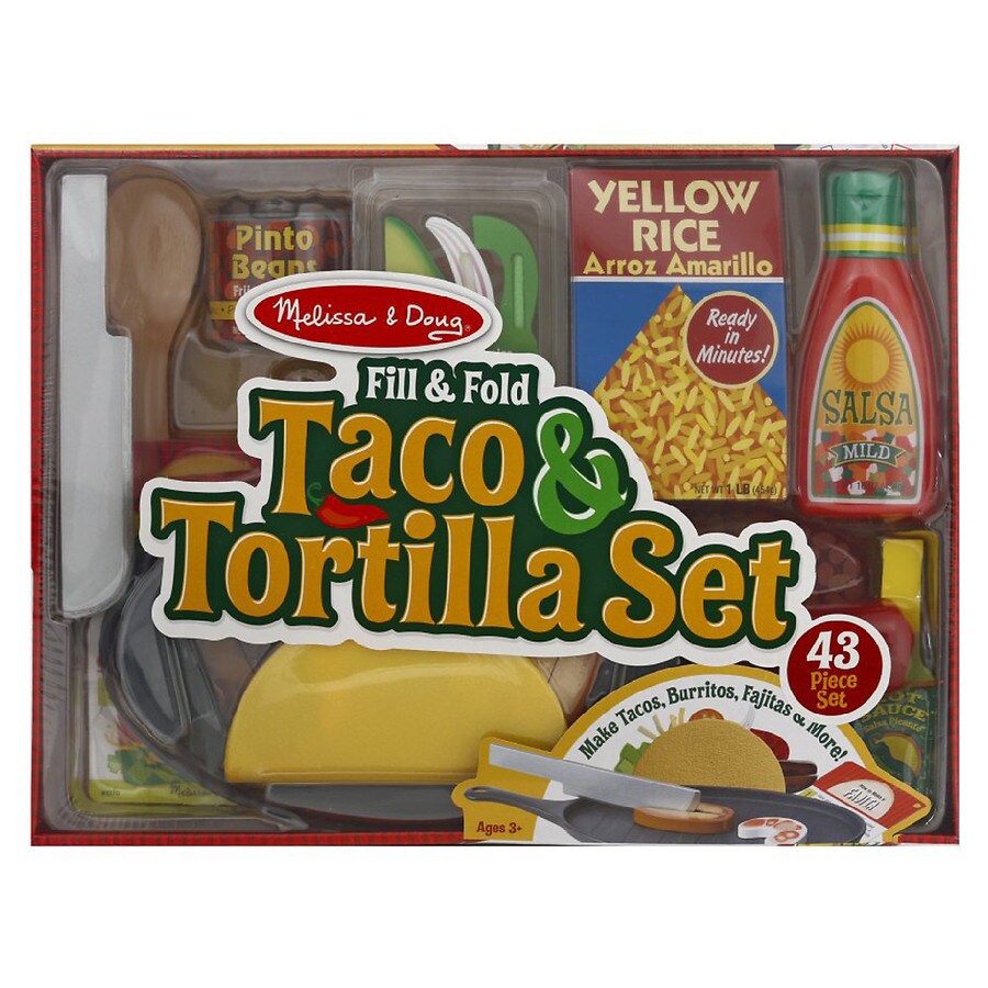 melissa and doug taco and tortilla set